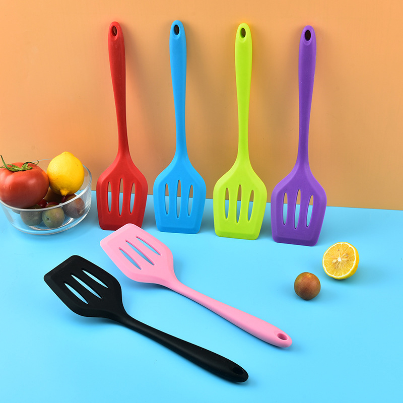 Hi Tech Kitchen Accessories - ตะหลิวทอดทำจากซิลิโคนอุปกรณ์ในครัวแบบไม่ติดกระทะทอดไข่ปลา