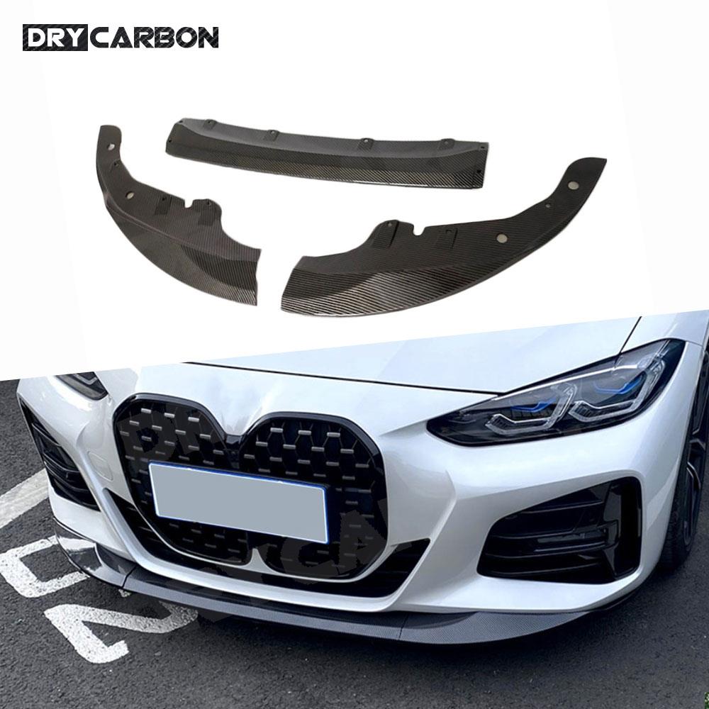 Tech Accessories For Car - คาร์บอนไฟเบอร์ M สไตล์กันชนหน้าสปอยเลอร์ด้านข้าง Splitters สําหรับ BMW