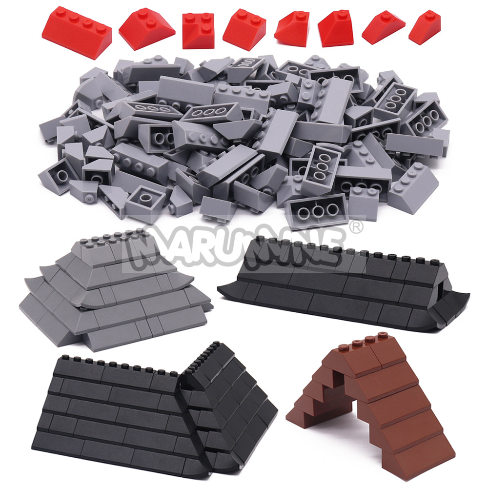 Tech House Accessories - MARUMINE 114 ชิ้น ชุดกระเบื้องหลังคา MOC ชุดอุปกรณ์ประกอบบ้านเมือง