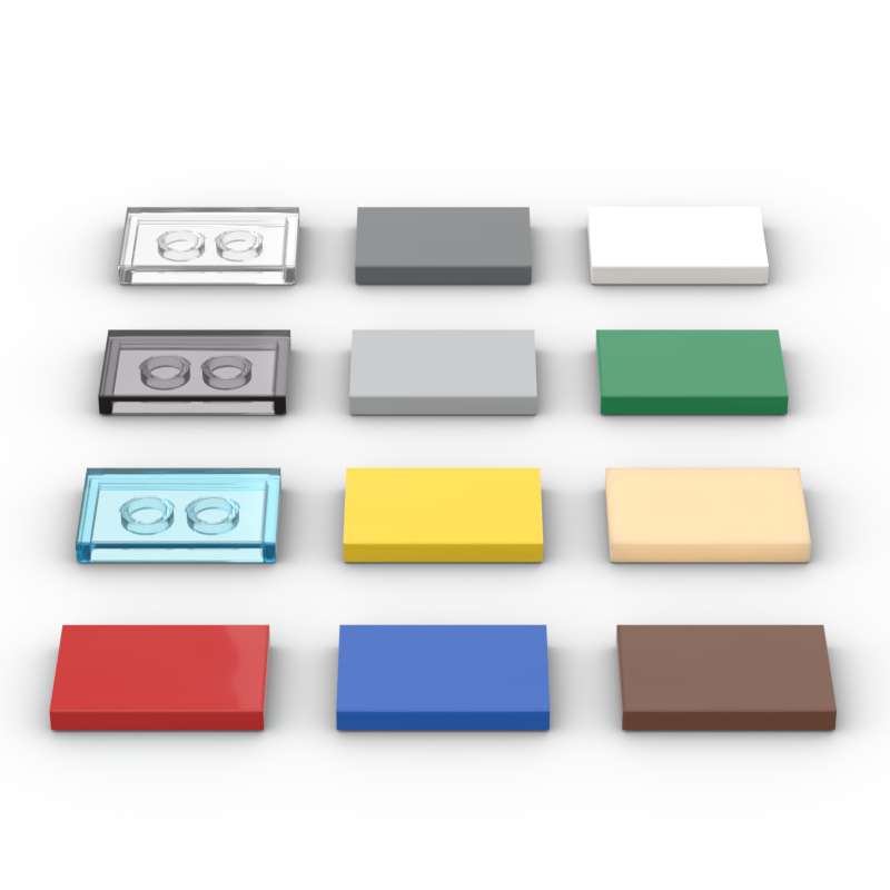 Tech Accessories For Kids - MOC 10PCS 26603 2x3 ยางแผ่น Building