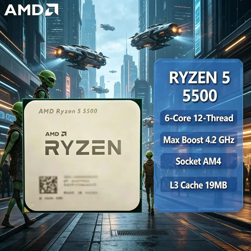 Amd Cpu Ryzen 5 - AMD Ryzen 5 5500 ราคาประหยัด รองรับการโอเวอร์คล็อก