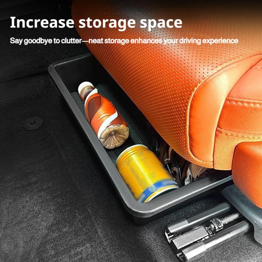 Tech Accessories For Car - กล่องเก็บของใต้เบาะรถยนต์ กล่องจัดระเบียบใต้เบาะรถยนต์แบบถอดได้ กล่องเก็บของอเนกประสงค์ อุปกรณ์เสริมอเนกประสงค์