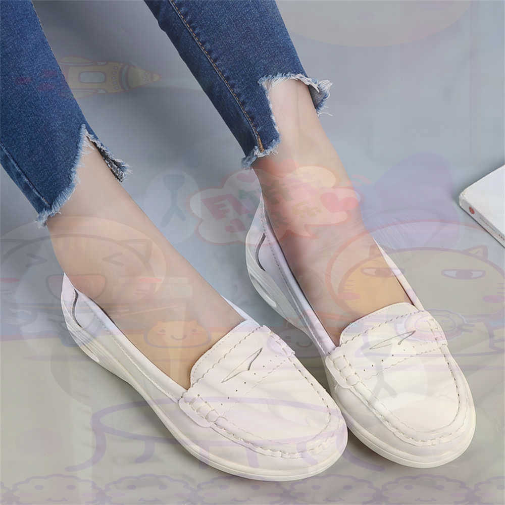 Tech Accessories Gift Ideas - Soft SLIP-ON สตรีขนาดใหญ่รองเท้าเทนนิสสเก็ตบอร์ดสุภาพสตรีรองเท้าผ้าใบแบรนด์หรูกีฬาวิทยาลัย Drop Shipping