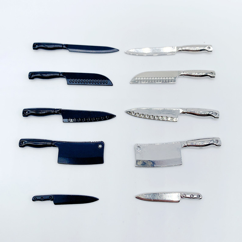 Hi Tech Kitchen Accessories - 1/12 ตุ๊กตา มินิ ไนฟ์ โมเดล ตุ๊กตาครัว
