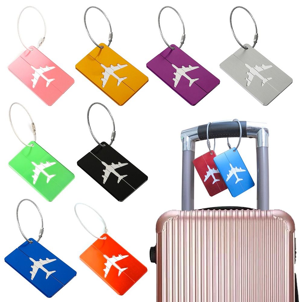 Tech Accessories For Travel - ป้ายกระเป๋าถือเดินทางกระเป๋าเดินทางแบบนำกลับมาใช้ใหม่ได้มีเชือกป้ายสำหรับวันหยุดกระเป๋าเดินทาง