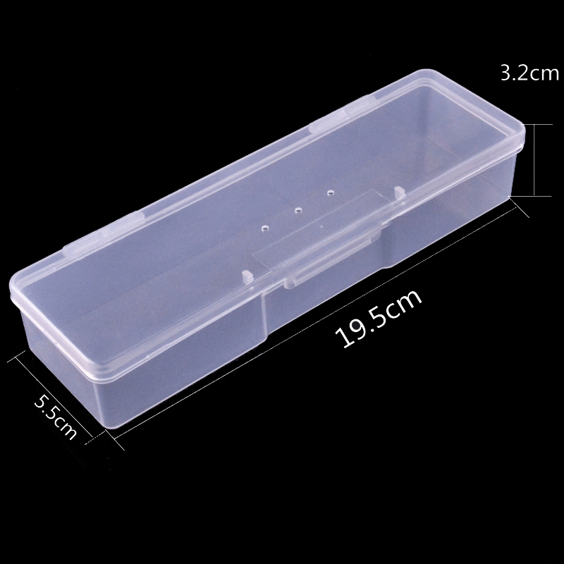 Tech Accessories Box - 1 ชิ้นล้างเล็บกล่องเก็บเจาะผู้ถือ Bit คอนเทนเนอร์เล็บอุปกรณ์เสริมจอแสดงผล Organizer เล็บเครื่องมือแต่งหน้า