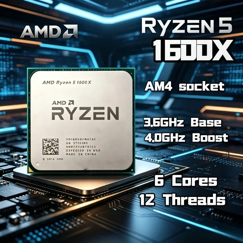 Amd Cpu Ryzen 5 - AMD Ryzen 5 1600X ของแท้และใหม่ 100%