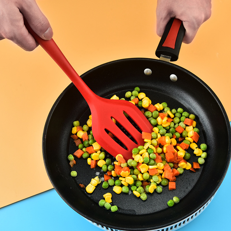 ตะหลิวทอดทำจากซิลิโคนอุปกรณ์ใน - Hi Tech Kitchen Accessories บทวิจารณ์และราคา