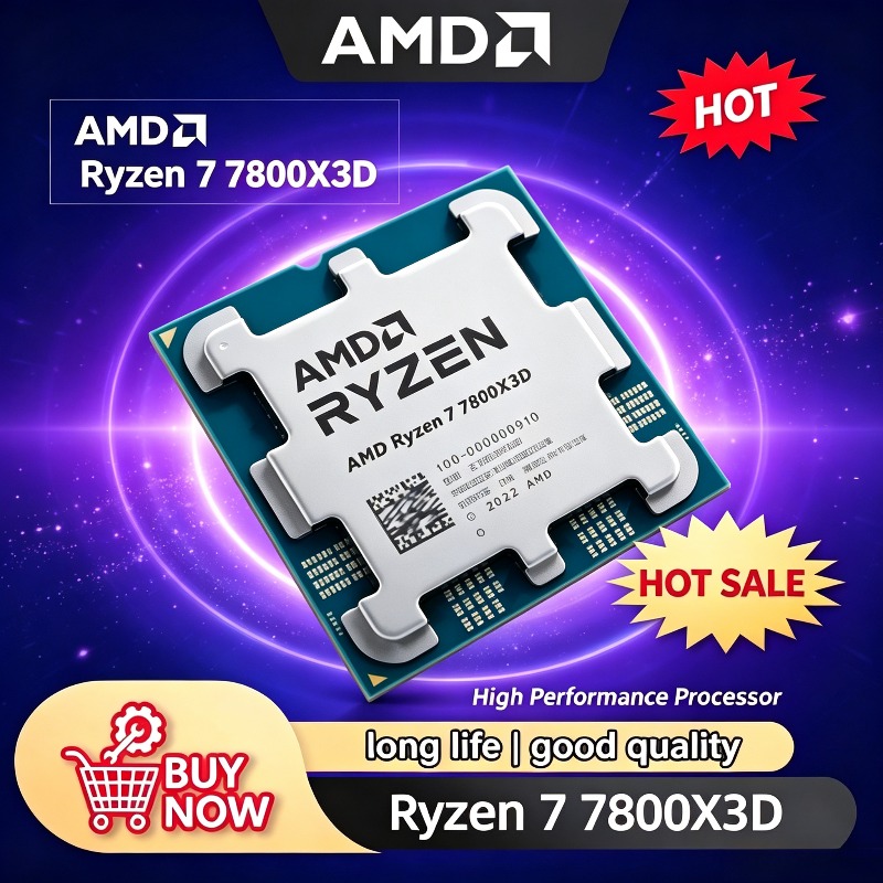 ซีพียู AMD R7 7800X3D 8-คอร์ 1 - Amd Cpu Ryzen 7 บทวิจารณ์และราคา
