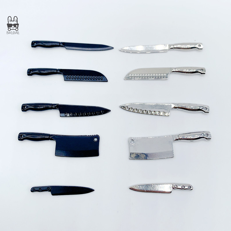 บ้านตุ๊กตา1/12มีดขนาดเล็กโมเดล - Hi Tech Kitchen Accessories บทวิจารณ์และราคา