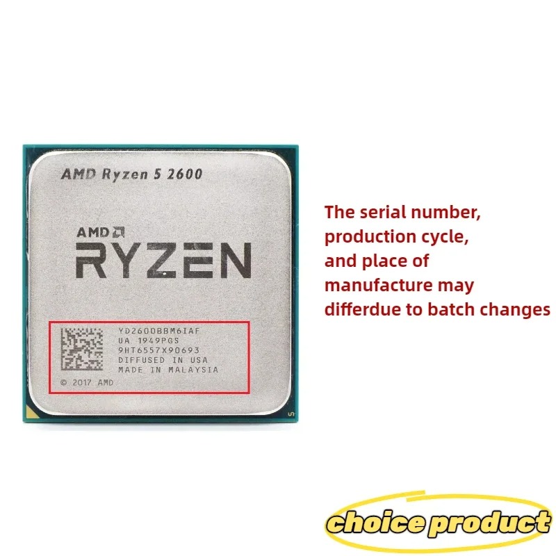 AMD Ryzen 5 R5 2600 3.4GHz ซีพ - Amd Cpu Ryzen 5 บทวิจารณ์และราคา