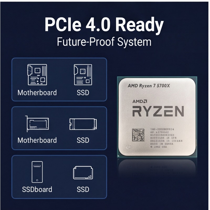 โปรเซสเซอร์ AMD Ryzen 7 5700X  - Amd Cpu Ryzen 7 บทวิจารณ์และราคา