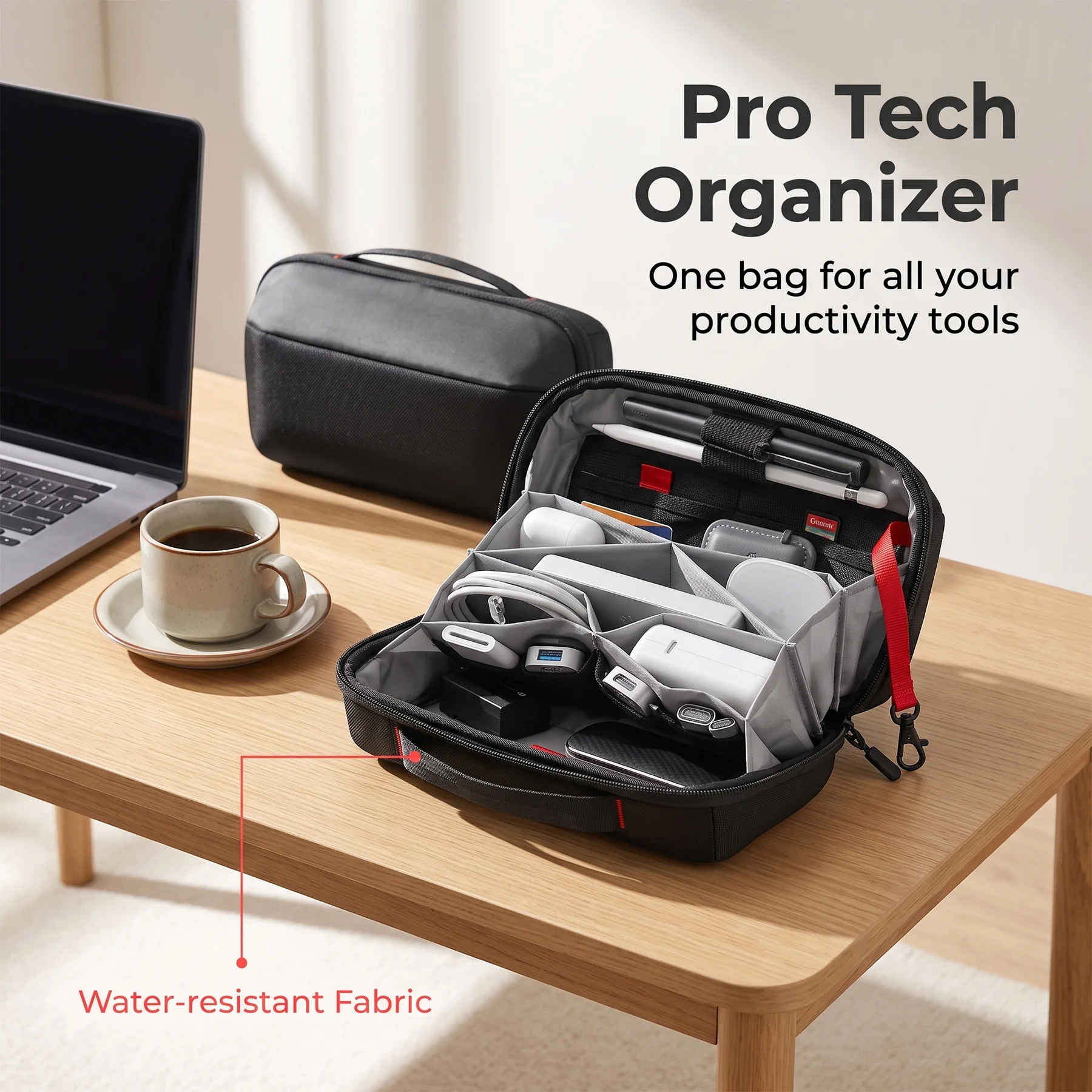 กระเป๋าจัดระเบียบอุปกรณ์เทคโนโ - Tech Accessories Box บทวิจารณ์และราคา