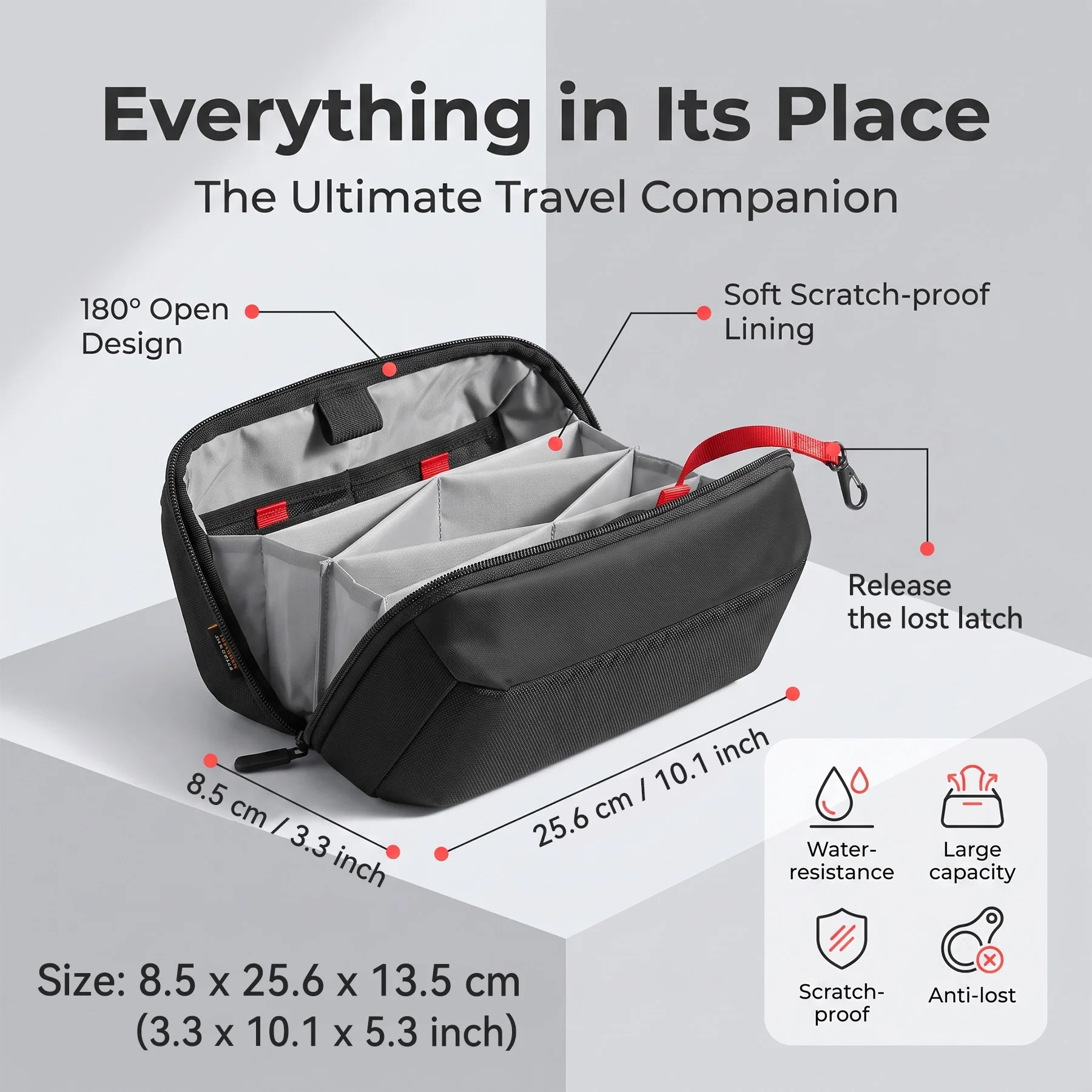 กระเป๋าจัดระเบียบอุปกรณ์เทคโนโ - Tech Accessories Box บทวิจารณ์และราคา