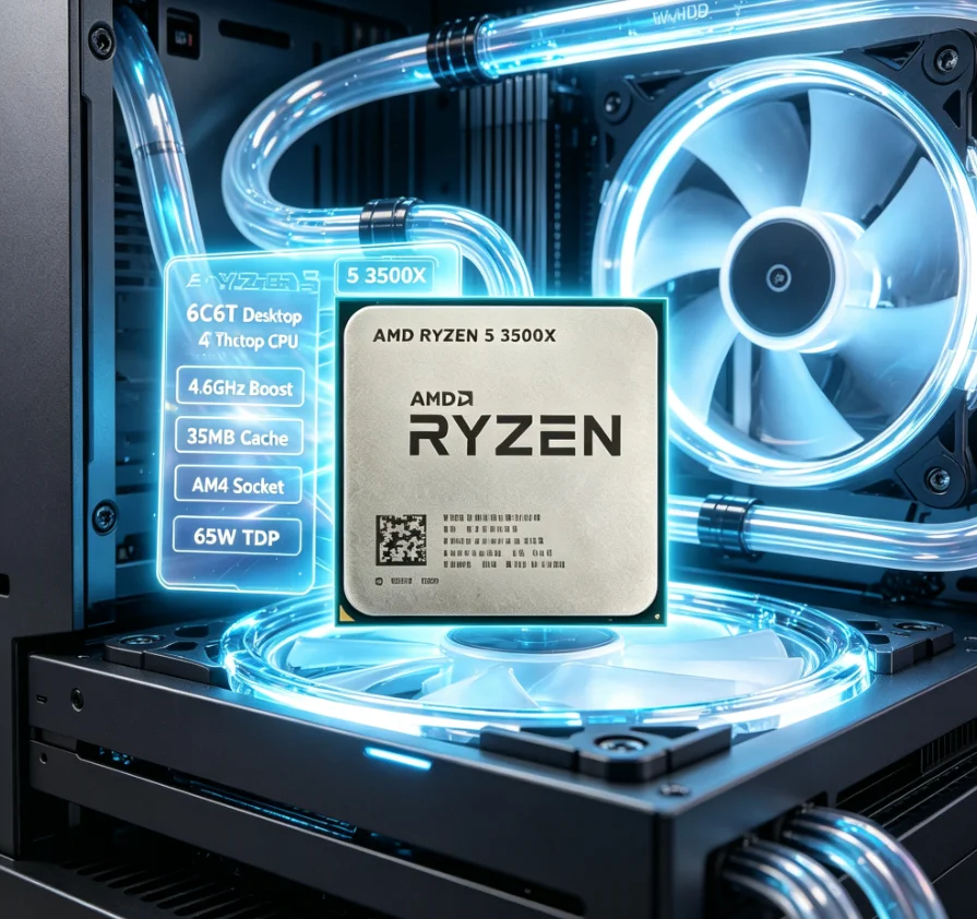 AMD Ryzen 5 3500X AM4 ซีพียูเด - Amd Cpu Ryzen 5 บทวิจารณ์และราคา