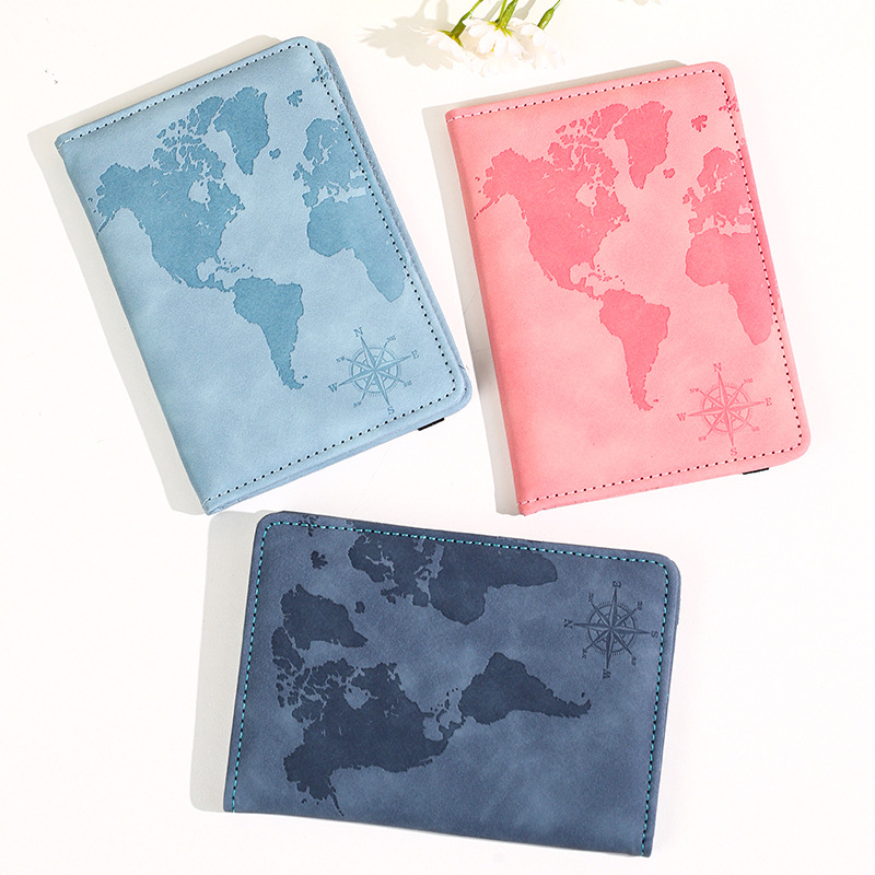 ซองใส่พาสปอร์ตหนังพิมพ์ลายแผนท - Tech Accessories For Travel บทวิจารณ์และราคา