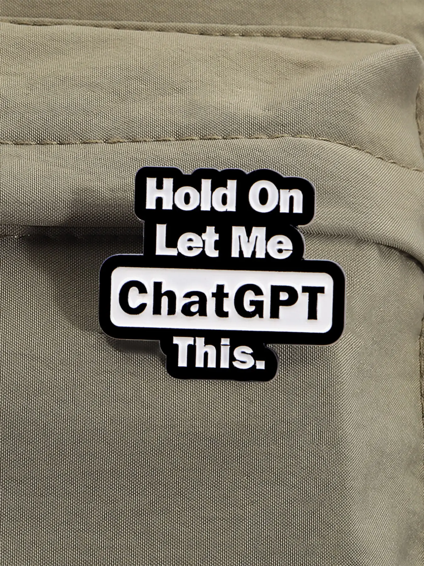 เข็มกลัดโลโก้เคลือบเงา Chatgpt - Tech Accessories Logo Design บทวิจารณ์และราคา