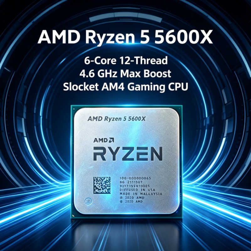 AMD R7... Ryzen 5 5600X ซีพียู - Amd Cpu Ryzen 5 บทวิจารณ์และราคา