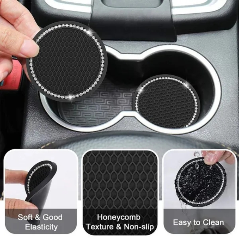 1/2Pcs รถ Coaster ถ้วยน้ําผู้ถ - Tech Accessories For Car บทวิจารณ์และราคา