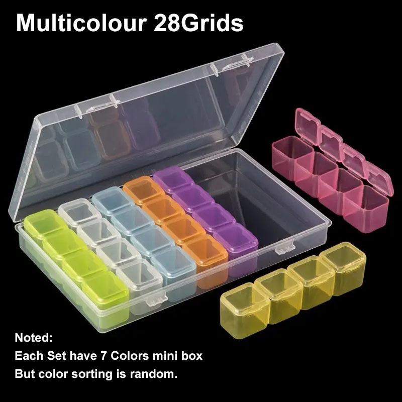 กล่องเก็บลูกปัดพลาสติกแบบกริด  - Tech Accessories Box บทวิจารณ์และราคา
