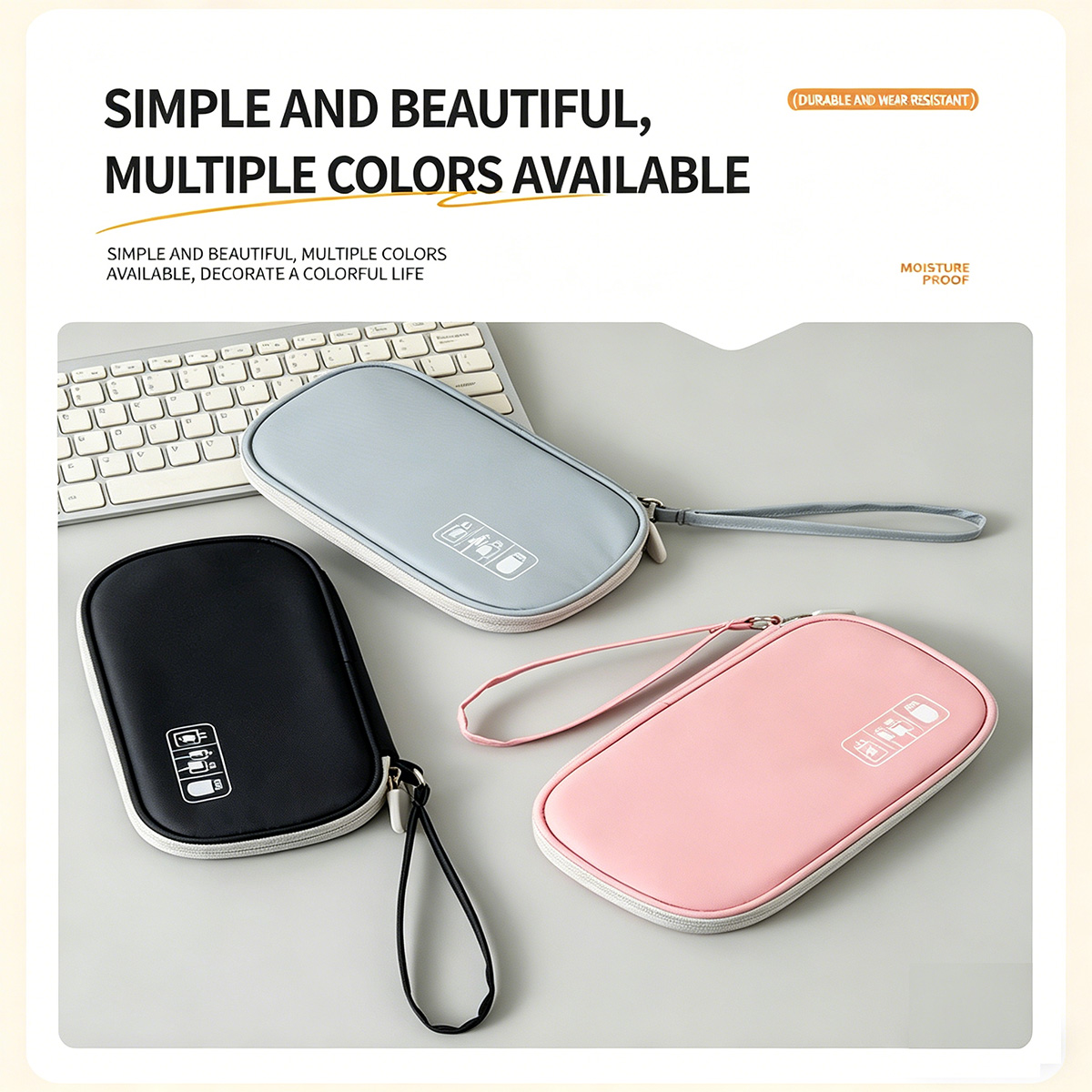 กระเป๋าจัดเก็บสายเคเบิลแบบพกพา - Tech Accessories Box บทวิจารณ์และราคา