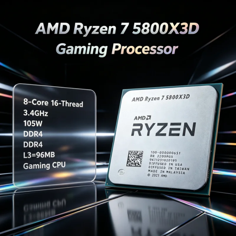 AMD R7 5800X3D 96 MB โปรเซสเซอ - Amd Cpu Ryzen 7 บทวิจารณ์และราคา