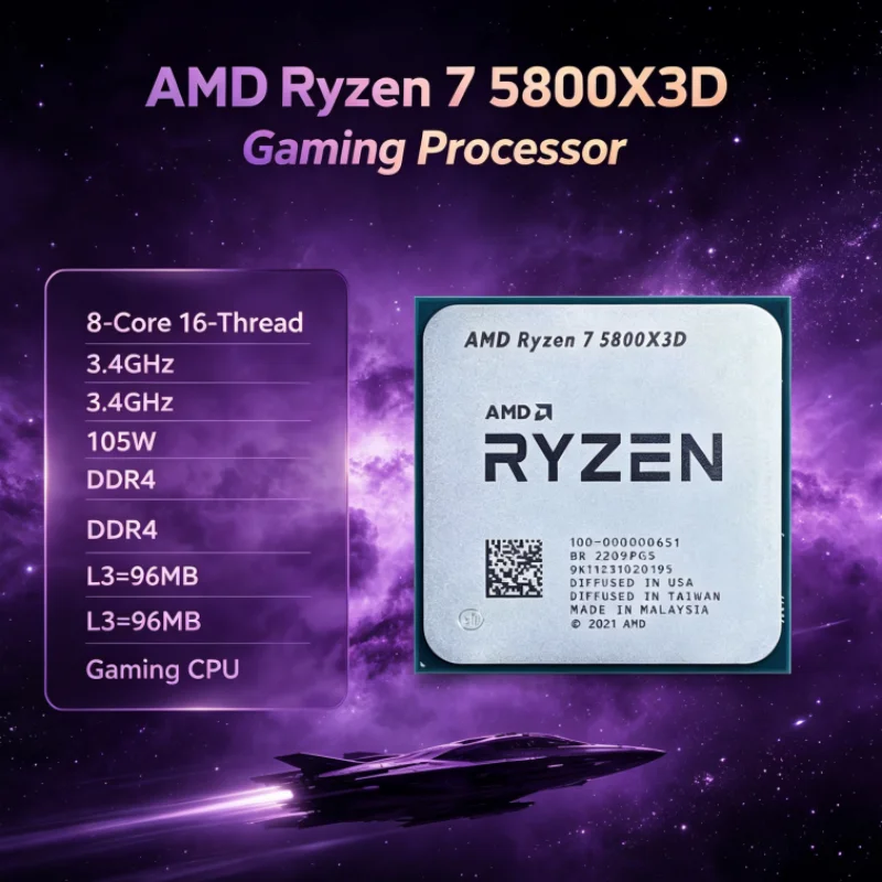 AMD R7 5800X3D 96 MB 7nm Ryzen - Amd Cpu Ryzen 7 บทวิจารณ์และราคา